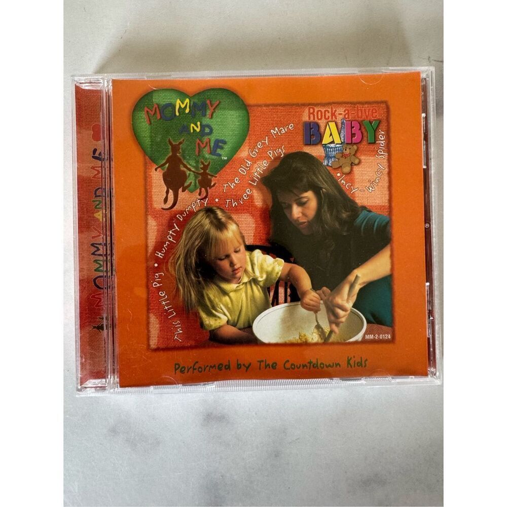 Rock A By Baby Mommy & Me 25 songs music CD disc baby toddler sing along 90s vin